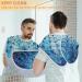 Buy Geometric Reticulation Apron | Abstract Beard Hair Catcher for Men | Perfect Father's Day & Christmas Gift for Dad | Beard Bib with Suction Cups - Blue - Buy Online on GoSupps.com