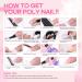 Modelones Poly Nail Gel Kit - 6 Colors with 48W Nail Lamp and Slip Solution - Rhinestone Glitter All In One DIY Manicure Starter Kit for Beginners - Buy Online on GoSupps.com