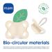 MAM Original Pacifiers Set of 2 | Size 2-6 Months | Natural Rubber Teat | Organic Round | Pink with Pacifier Box - International Shipping Available - Buy Online on GoSupps.com