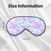 Rainbow Scales Sleep Mask | Adjustable Double-Sided Eye Cover | Soft Sleeping Eye Shades for Perfect Shading & Reduced Eye Edema - International Shipping Available - Buy Online on GoSupps.com
