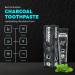 Charcoal Activated Whitening Toothpaste - Fresh Menthol Flavor Enamel Protection & Teeth Whitening | 100g - Buy Online on GoSupps.com