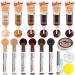 Wood Furniture Repair Kit -Wood Fillers with Wood Putty and Touch Up Markers Wax Fillers Beeswax for Hole Scratch Cracks Cover Wooden Floor Door Surface Repair Restore 46