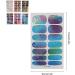 Nail Art Stickers Easy to Stick Decorative Waterproof Water Transfer Nail Decals for Girls for Women for Kids - Buy Online on GoSupps.com