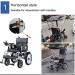 Universal Wheelchair Awning Umbrella Rainproof and Dustproof Cover Raincoat Accessories Wheelchair Folding Canopy Umbrella Stand Suitable for All Wheelchairs Summer Wheelchair with Handle Summer Wheelchair with Handle - Buy Online on GoSupps.com