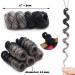 3 Packs Jamaican Bounce Crochet Curl Hair Extensions - Afro Kinky Braids | Black to Light Auburn | Ideal Synthetic Crochet Braids for Stylish Looks - Buy Online on GoSupps.com