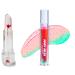 Blossom Juicy Jelly Moisturizing Lip Care Fruit Flavored Nourishing Lip Oil + pH Technology Color Changing Strawberry Scented Crystal Lip Balm 2 Pack Bundle Watermelon/Red