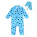 weVSwe Baby Toddler Boy Swimsuit UPF 50+ Sun Protection Rash Guard Swimwear with Crotch Zipper 0-3 Years 18-24 Months Crab
