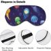 Jellyfish Pattern Sleeping Mask - Soft Cartoon Eye Mask with Adjustable Strap for Comfortable Night Sleep - Buy Online on GoSupps.com
