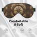 Soft Sleep Mask with Compass Card Breathable Eye Patch Perfect for Travel and Relaxation - Buy Online on GoSupps.com