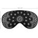 Black Paisley Sleep Mask for Women | Adjustable Eye Shades with Elastic Strap - Perfect for International Shipping - Buy Online on GoSupps.com