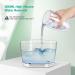 Initio 600ML Water Flosser for Teeth - Dental Water Teeth Cleaner with 2 Modes & 10 Adjustable Pressure - 6 Tips for Multiple Users - Blue - Buy Online on GoSupps.com