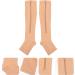 Faruta Knee-High Toe Socks - Support Stockings with Zipper for Walking & Running | Relief for Varicose Veins | Size L/XL Skin Color - Buy Online on GoSupps.com
