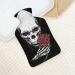 Skull Rose Hot Water Bottle with Plush Cover - Hand Warmer for Adults & Children | 26.5x15.3cm - International Shipping Available - Buy Online on GoSupps.com