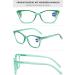 Shop Lanomi Classic Blue Light Filter Reading Glasses - UV400 Protection 4-Pack Cats Sight Rectangle 4.0 Diopters Anti-Blue Light Visual Aid - Buy Online on GoSupps.com