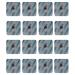 16 x TENS electrodes with 3.5 mm snap connection 45x45 mm for TENS/EMS