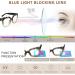 Trendy Blue Light Blocking Reading Glasses - Impact Resistant TR90 Frame Oversized Grey Tortoise 3.0x Magnification - International Shipping Available - Buy Online on GoSupps.com