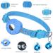 Reflective Airtag Cat Neck Band | Integrated Cat Necklace with Holder & Bell for Kittens & Puppies (Blue) - Buy Online on GoSupps.com