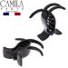 Camila Paris NV07 French Hair Clip for Women - Black 3 Teeth Ponytail Holder - Girls Claw Clip Jaw Fashion Accessory - Made in France - Buy Online on GoSupps.com