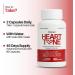 Heart Tone Capsules | Natural Heart Health Supplement | Supports Healthy Cholesterol & Triglycerides Levels | with Arjuna Pushkarmool + 8 Other Herbs | 90 Capsules 90 Count (Pack of 1) Multi-color - Buy Online on GoSupps.com