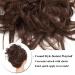 Buy Tess Hair Part Dutt Tie - Smooth Shaped Hair Knot Updos | Affordable 45g Medium Brown Hair Extensions for Women - Buy Online on GoSupps.com