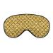 Gold Glitter Scales Texture Sleep Mask for Women Adjustable Sleeping Eye Shades Cover with Elastic Strap