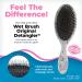 Wet Brush Original Detangler Brush - Metallic Marble Silver - For All Hair Types - Pain-Free Comb for Men, Women, Boys, and Girls - Buy Online on GoSupps.com