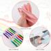 2 Pcs Double Tipped Crayon Recycling Mold - Silicone, Oven Safe - DIY Melted Crayon Shaped Mold (Pink Gray) - Buy Online on GoSupps.com