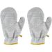 DIDILLX 2pc Convenient Double Sided Silver Wire Dishwashing Gloves Heat and Cold Resistant Wire Dishwashing Rags Waterproof - Buy Online on GoSupps.com