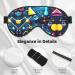 Abstract Science Chemistry Print Eye Mask - Soft Sleep Mask for Men & Women | Ideal for Travel & Restful Sleep - Buy Online on GoSupps.com