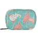 Pfrewn Pill Organizer Case 7 Day Kawaii Axolotl Green Travel Pill Box with Zipper Portable Small Weekly Vitamin Medicine Supplement Holder Pouch Bag
