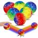 Yeahboom 6 pieces Astro Jump Ball Astro Jump Ball Original Jumping Ball Mini S Throw Jump Ball Jumps rubber ball makes Space Balls Toys Space Ball Mini Bouncing Ball Toy for Kids Party Gift Dlinding Color-6Pcs