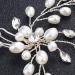 SHEGIRL Bridal Wedding Hairpin Set - Delicate Pearl Rhinestone Headpiece for Women (2PCS, Silver) - Buy Online on GoSupps.com