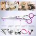 Gimars Professional 4CR Stainless Steel 6-in-1 Pet Scissors | Titanium-Coated Care Scissors for Dogs Cats & More | Rounded Safety Tip - Pink - Buy Online on GoSupps.com