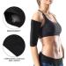 LIOOBO 2 Pairs Lymphedema Arm Sleeve Post Mastectomy Compression Sleeve Anti Swelling Glove Gauntlet Arm Support Brace for Anti Edema Swelling Lymphedema Black Skin Color - Buy Online on GoSupps.com