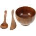 Kit Bol Masque Bois Spatule et Cuill re Ensemble 3 Pi ces pour Pr paration Masque Visage Accessoire Beaut pour Usage Domestique R utilisable - Buy Online on GoSupps.com