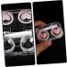 Solustre 12-Piece Contact Lens Organizer & Makeup Container Set | Compact Cosmetic Lens Etui with Small Mirror - Buy Online on GoSupps.com