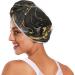 Luxury Black & Gold Marble Hair Towel 2 Pack | Super Absorbent Quick Dry Hair Turbans for Women & Girls - Buy Online on GoSupps.com