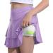 MERIABNY Girl Tennis Skirt with Built-in Shorts | Lilac 11-12 Years | Athletic Skort for Golf & Running Ages 6-12 - Buy Online on GoSupps.com
