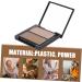  POPETPOP POPETPOP 2 Powderpuff Repair Trays Face Stencils Shading Powder Highlighter Brighten Facial Skin Powder Palette Foundation Cosmetics Cream Shadow For - Buy Online on GoSupps.com