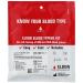 D'adamo Eldon Blood Typing Kit 1 Easy Self-Testing Kit