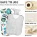Hot Water Bottles with Colorful Shells & Starfish Cover - 2L Pain Relief for Kids & Adults - Buy Online on GoSupps.com