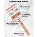 Double Edge Safety Razor for Women & Men - Travel Reusable Stainless Steel Razor with Ultra-Thin Blades - Eco-Friendly & Durable - Buy Online on GoSupps.com
