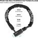 Intekin High-Security Bicycle Chain Lock - 90cm Heavy-Duty Hardened Steel 8mm Strong Square Chain for Bikes E-Bikes Scooters Motorcycles Fences & Gates - Buy Online on GoSupps.com