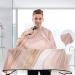 Rose Gold Glitter Splatter Barber Cape for Men and Women Adjustable Neckline Hair Cutting Kits Lightweight Waterproof Barber Apron Perfect for Salon & Home 55.1x64.9 inch - Buy Online on GoSupps.com