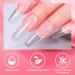 MQ Poly Gel Nail Clear Builder Gel - 15g Poly Extension Gel for Strong Acrylic Nails | DIY Nail Art for Beginners - Buy Online on GoSupps.com