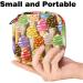 Colorful Cartoon Ice Cream Menstrual Cup Bags | Zippered Period Inserts & Tampon Pouches for Girls & Women - Buy Online on GoSupps.com