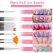 40-Piece Nail Art Decoration Set | Brushes Foil Stickers & More | Perfect for Manicure Enthusiasts | International Shipping Available - Buy Online on GoSupps.com