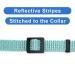 Pawtitas Reflective Cat Collar | Safety Buckle & Bell | Personalized & Customizable | Teal - Buy Online on GoSupps.com