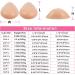 Vollence Triangular Silicone Breast Forms - Mastectomy Prosthesis for Crossdressers & Transvestites - Buy Online on GoSupps.com