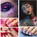Anntim 6 Bottle Body Gel Glitter Makeup - Festival Face & Hair Glitter Fasching Schminke for Christmas Masquerade & Birthday Celebrations - Buy Online on GoSupps.com